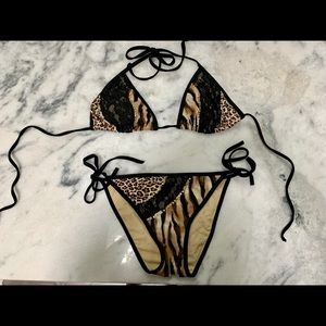 Guess Animal Print Bikini
